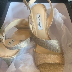 COPY - Nina Consula-YF 6 1/2 M Gold sparkling